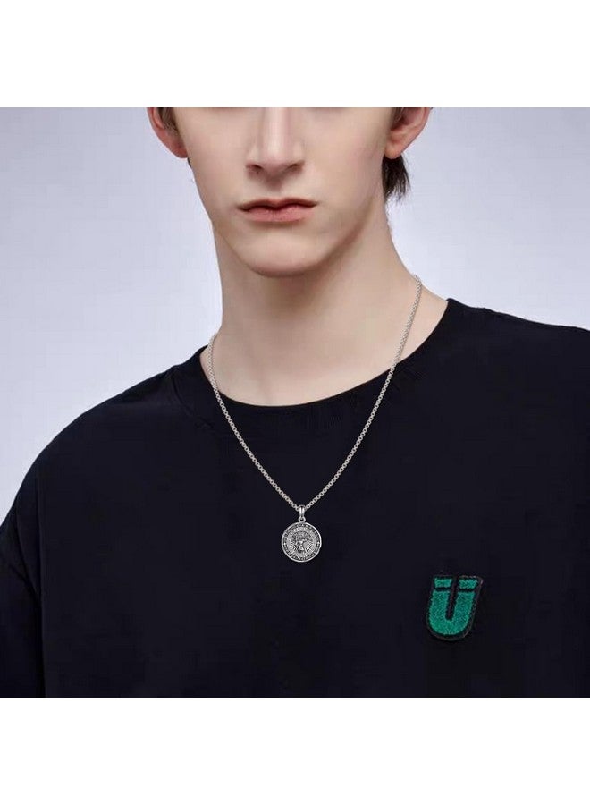 YFN Saint Gabriel Necklace Sterling Silver Religious Protector Pendant St Gabriel Archangel Jewelry Gifts For Women Men - Image 5