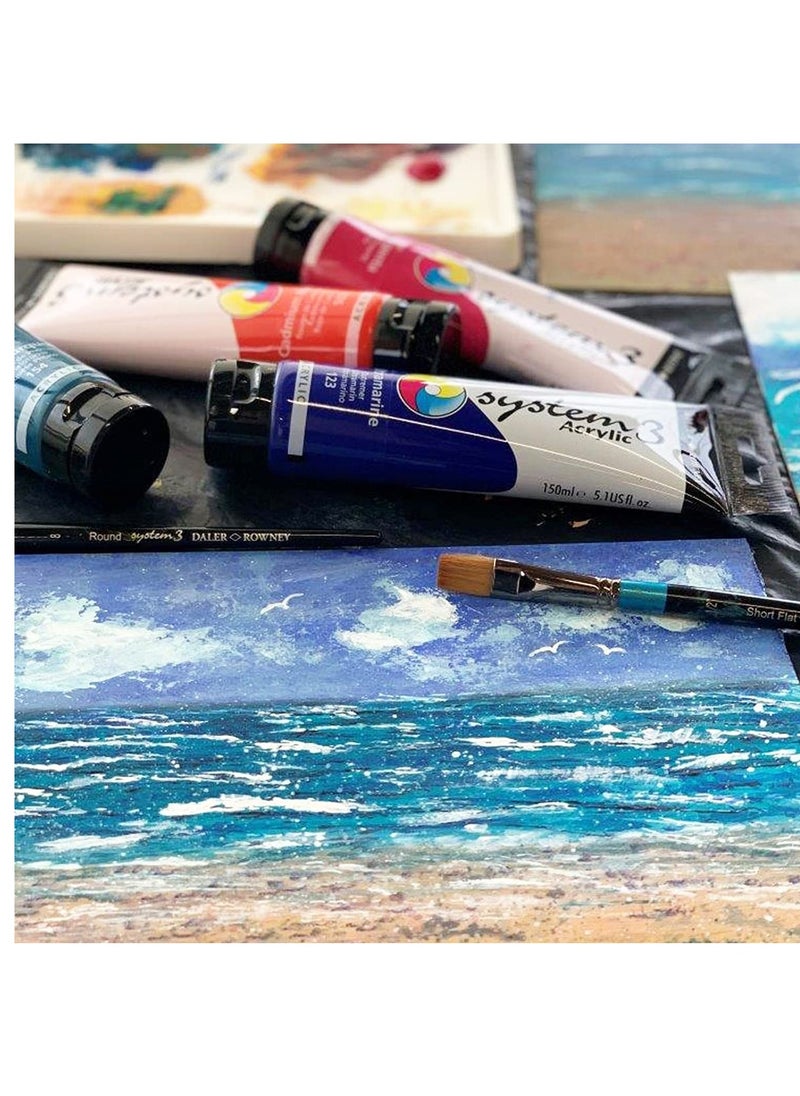 Daler Rowney System3 Acrylic Paint Tube 59ml Raw Umber  - Image 3
