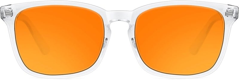 Blue Light Blocking Glasses Dual AR Coatings Amber Orange Lens for Computer Gaming - Image 1