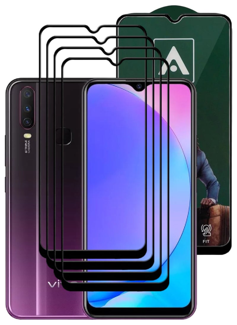 أكاليكس 4 قطع، حماية شاشة،  لهاتف فيفو Y17  ، جودة ممتازة. - Image 1
