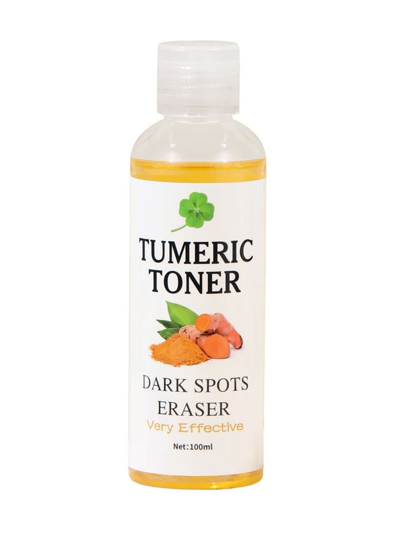 MOOYAM - Tumeric Toner Dark Spots Eraser Correcting Toner, Facial Toner for Acne Prone Skin, Blemish Removing Facial Moisturizer for Women, Dry Oily Skin Hyperpigmentation Treatment, 100ml - Image 1