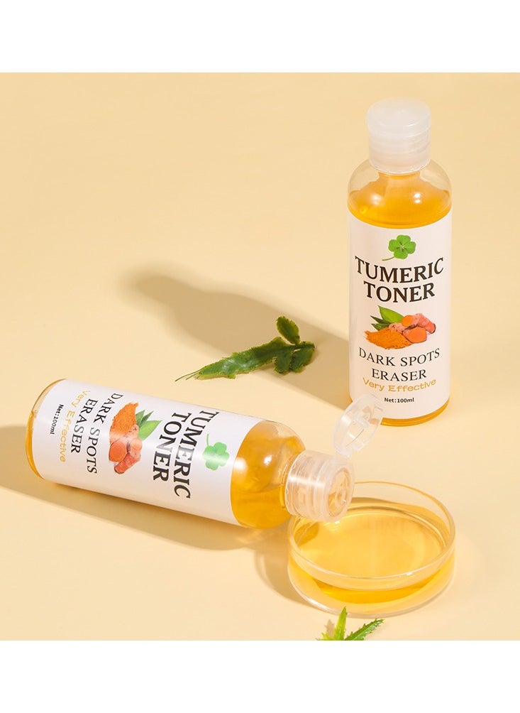 MOOYAM - Tumeric Toner Dark Spots Eraser Correcting Toner, Facial Toner for Acne Prone Skin, Blemish Removing Facial Moisturizer for Women, Dry Oily Skin Hyperpigmentation Treatment, 100ml - Image 1