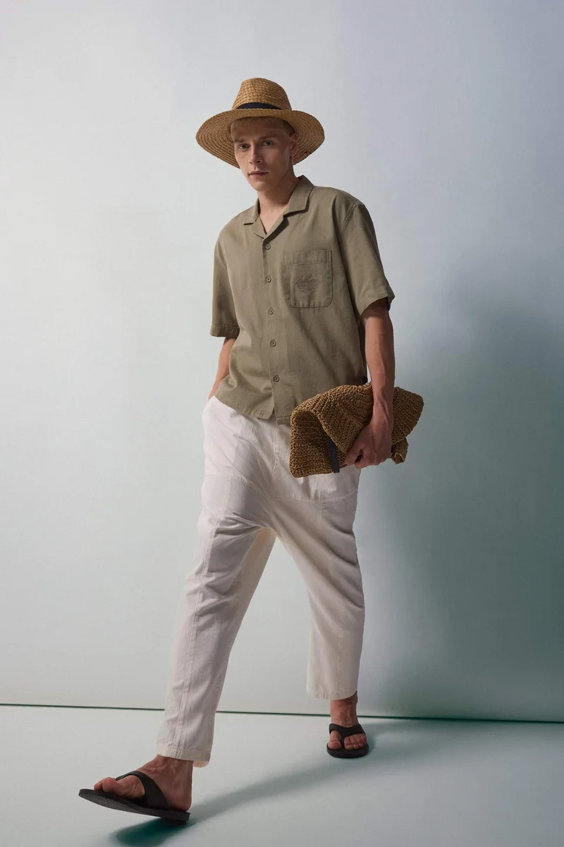 Defacto  Wide Leg Trousers for Men | Best Price UAE