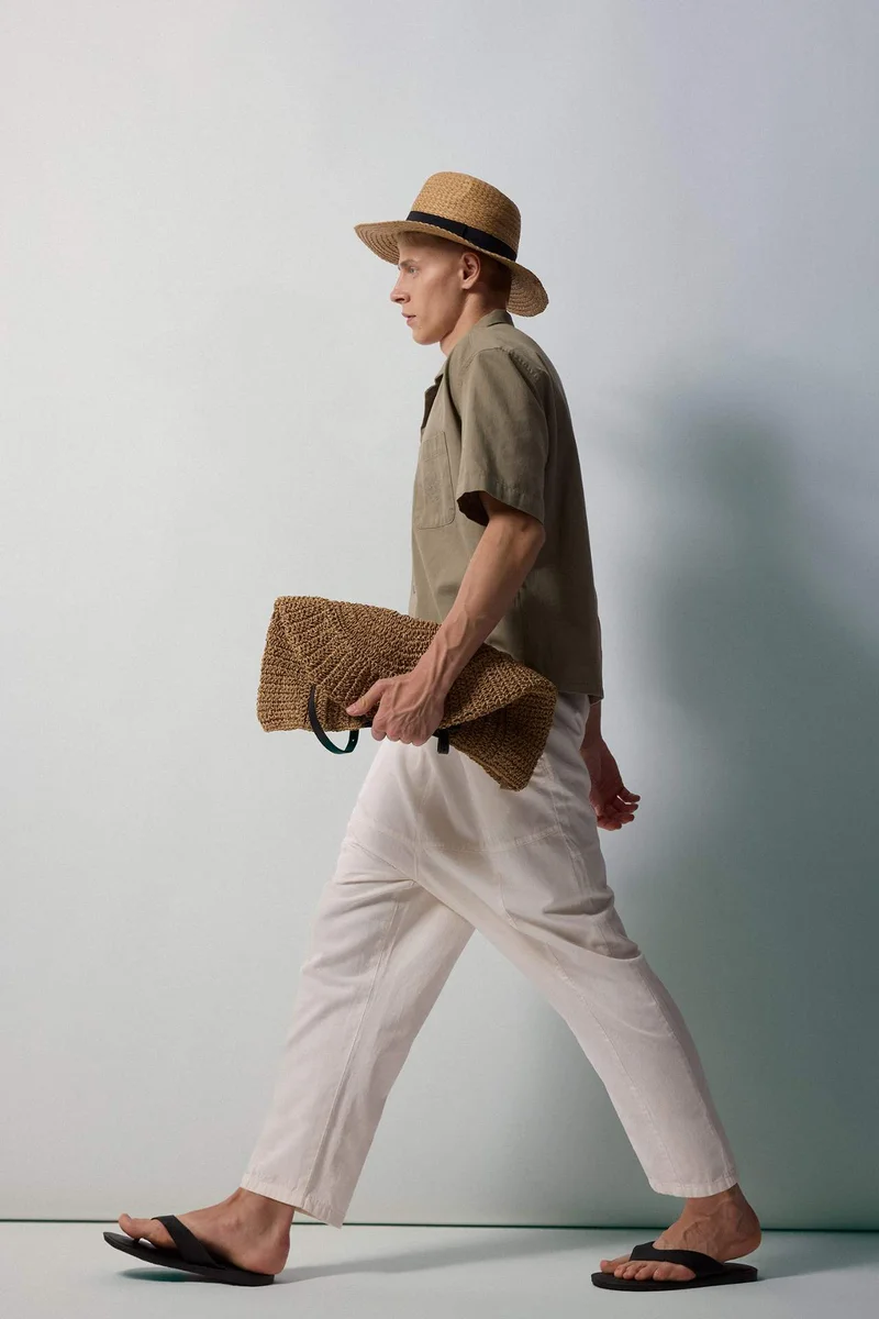Defacto  Wide Leg Trousers for Men | Best Price UAE