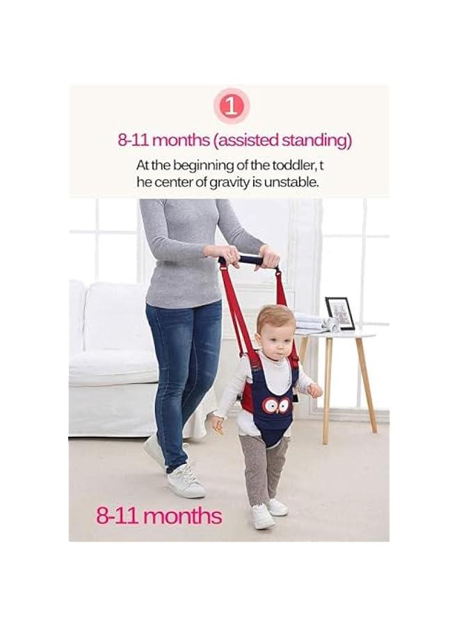HOOKOR Baby Walking Harness,Handheld Kids Walker Helper,Adjustable Toddler Infant Walker Harness Assistant Belt,Child Walk Learning Trainer Tool for 7-24 Month Old ﻿ - Image 2
