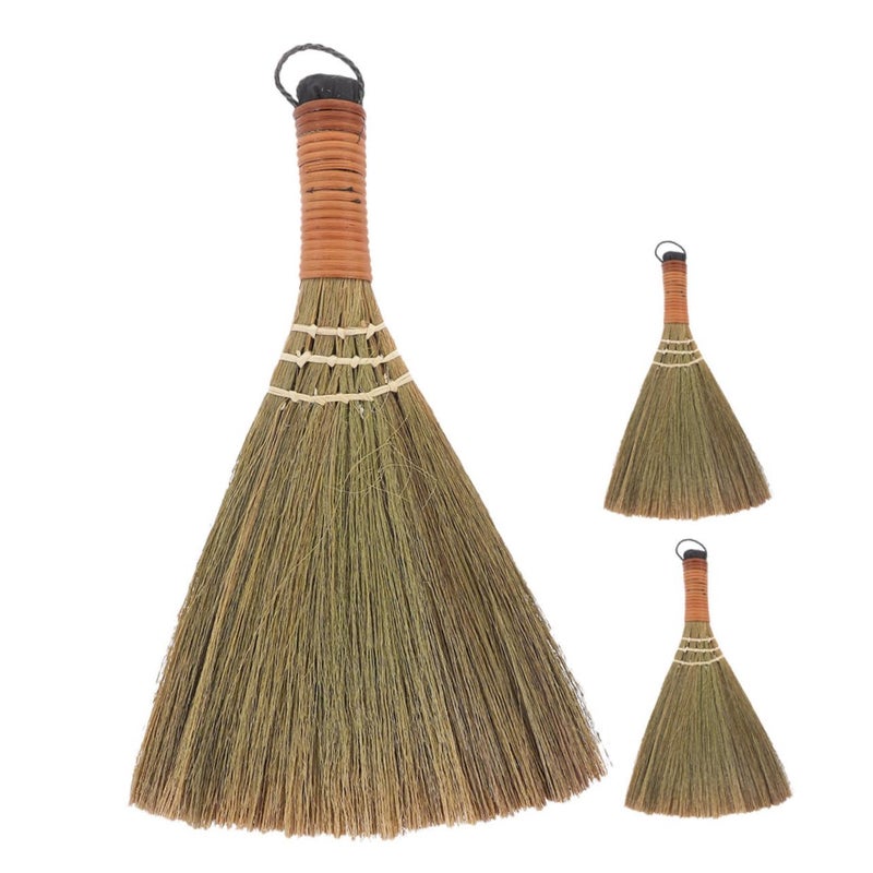 3pcs Small Hand Broom Set for Indoor Outdoor Floor Carpet Cleaning - Image 2