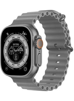 Cosmostech Compatible for Smart Watch Watch 42MM 44MM 45MM 49MM 1/2/3/4/5/6/se/7/8/ultra Smart Watch Silicone Band and Strap Dark Gray  - Image 1