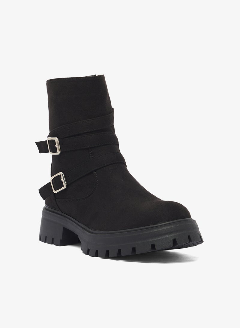 ELLA Chunky Sole Ankle Boots - Image 3
