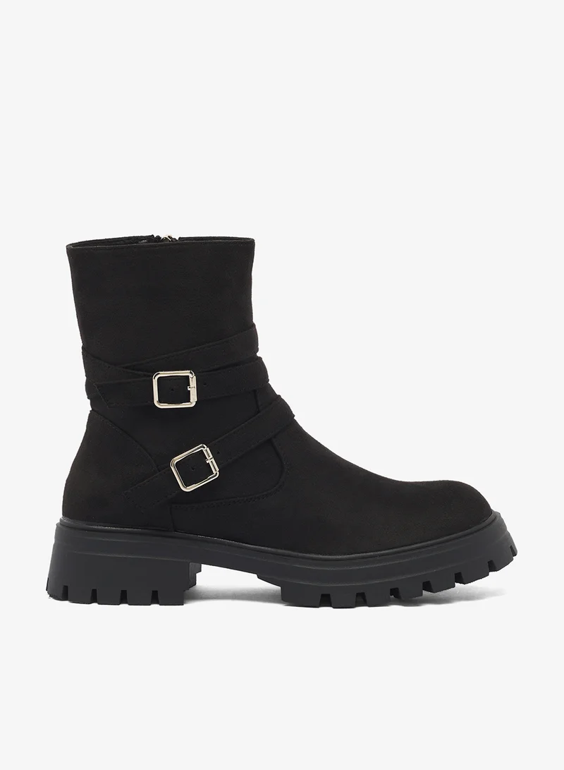 ELLA Chunky Sole Ankle Boots