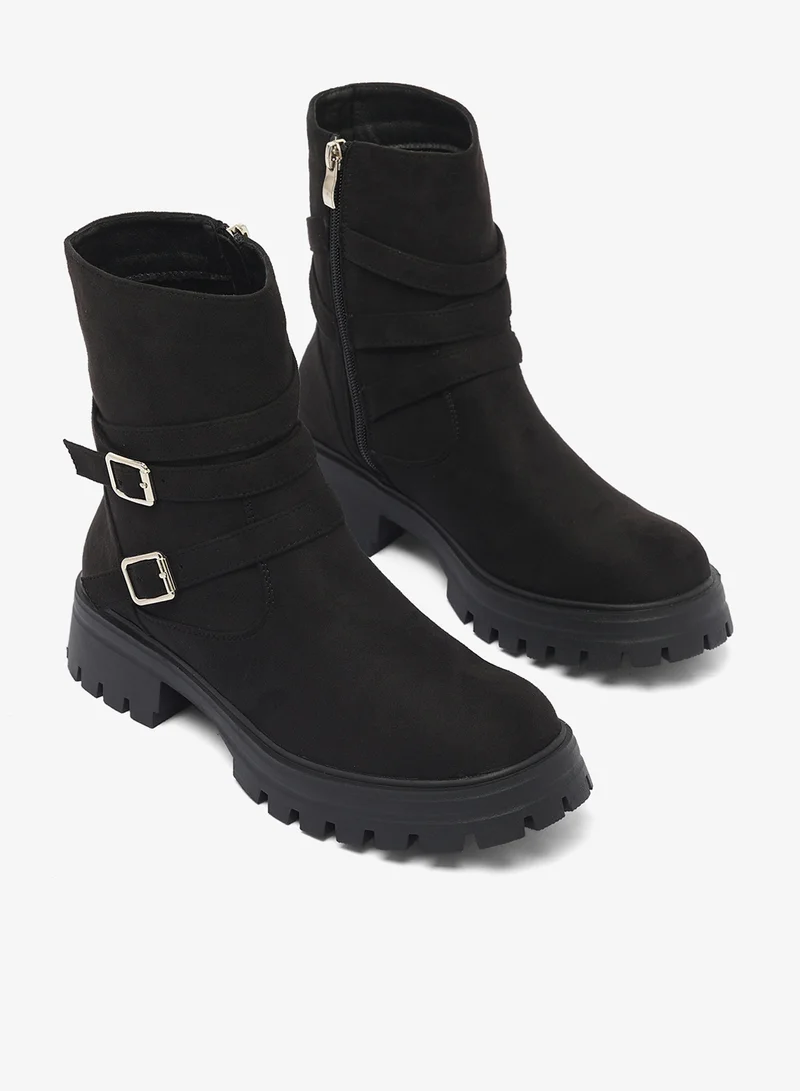 ELLA Chunky Sole Ankle Boots