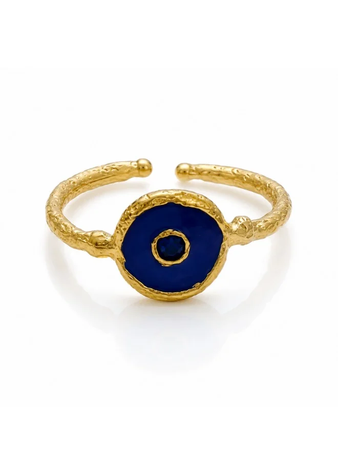 Mamba Art Antique Grace Ring-Blue