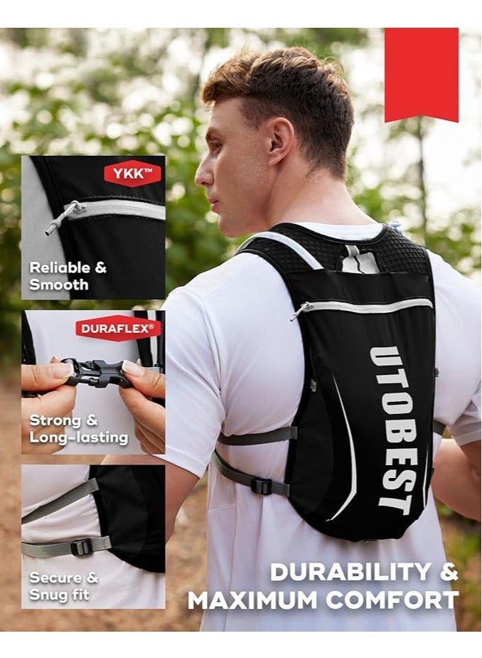 Generic Running Backpacks Lightweight Pack Functional Running Vest 5L - Image 5