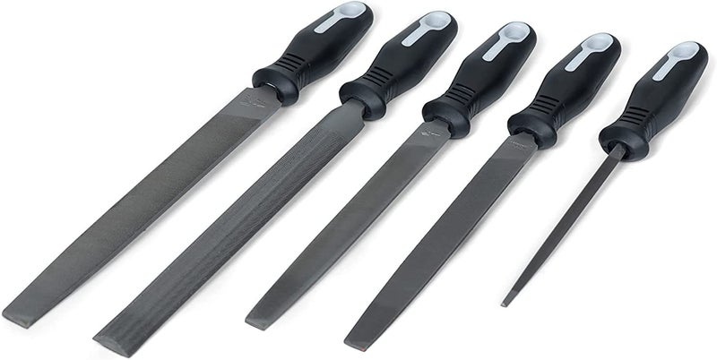 Nicholson Crescent Nicholson 5 Piece General Purpose File Set with Ergonomic Handles | 22040HNNN - Image 1