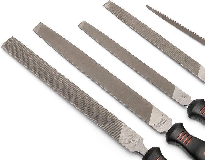 Nicholson Crescent Nicholson 5 Piece General Purpose File Set with Ergonomic Handles | 22040HNNN - Image 2