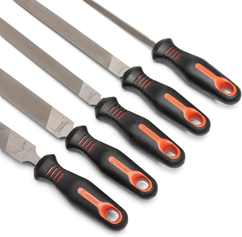 Nicholson Crescent Nicholson 5 Piece General Purpose File Set with Ergonomic Handles | 22040HNNN - Image 3