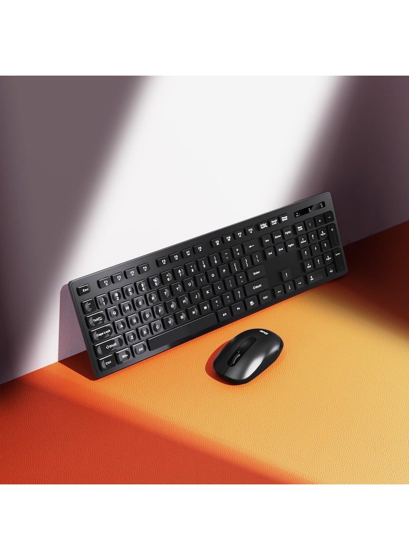 DM - K12 Wireless 2.4ghz English Q Keyboard and Mouse Set - Image 1