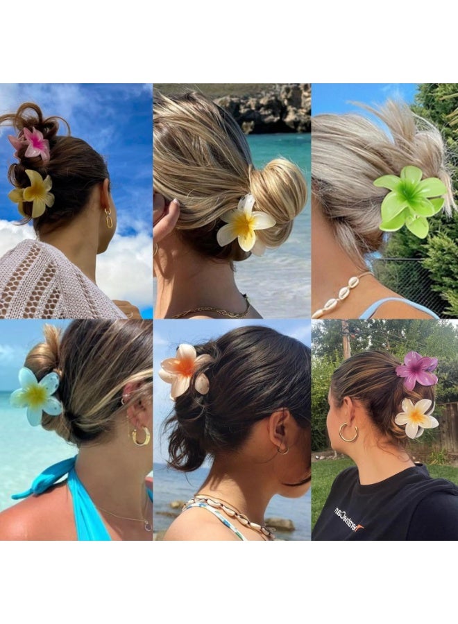 KHAJUL 6 Pack Large Claw Clips for Thick and Thin Hair,Beach Tropical Hair Clips for Women and Girls - Image 5