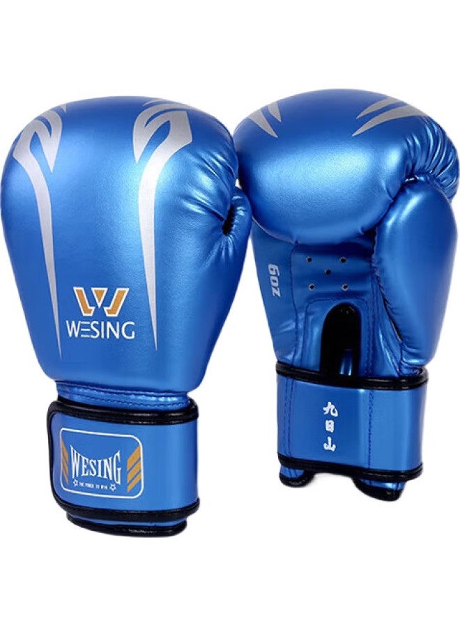 Nine Day Mountain Nine Mountain Kids Boxing Gloves Children's Boxing Gloves Youth Student Sanda Taekwondo Fighting Compeion Training Sandbag Blue 6oz - Image 3
