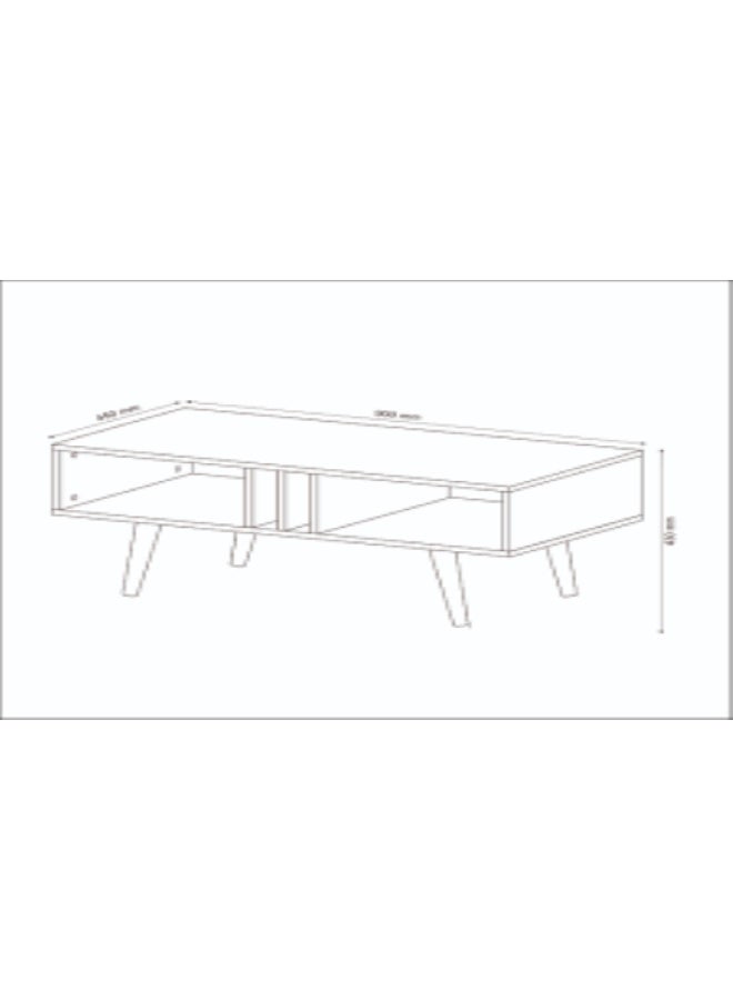 Tecnomobili Center Table Almound Color 90x45x43 cm  - Image 3