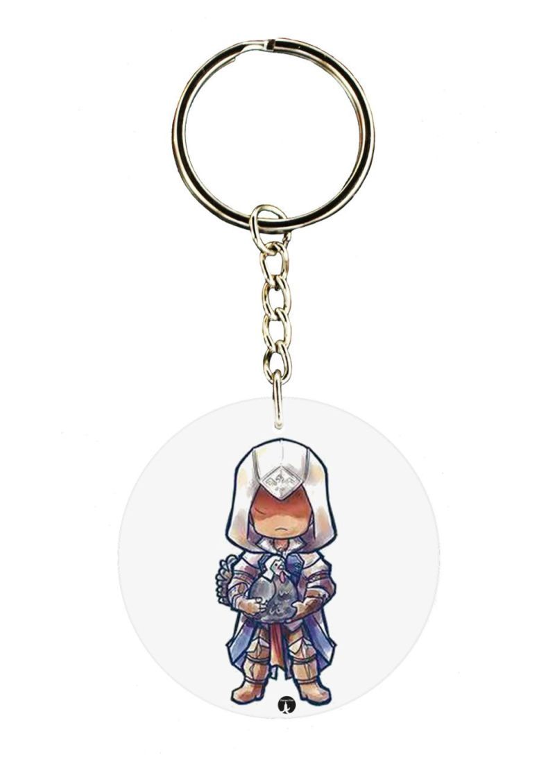 RKN Assasins Creed Double Side Printed Keychain