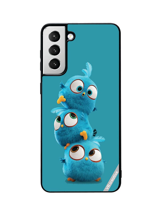 VR CREATIVE Protective Case Cover For Samsung Galaxy S22 5G Fur Cartoon Design Multicolour - Image 1