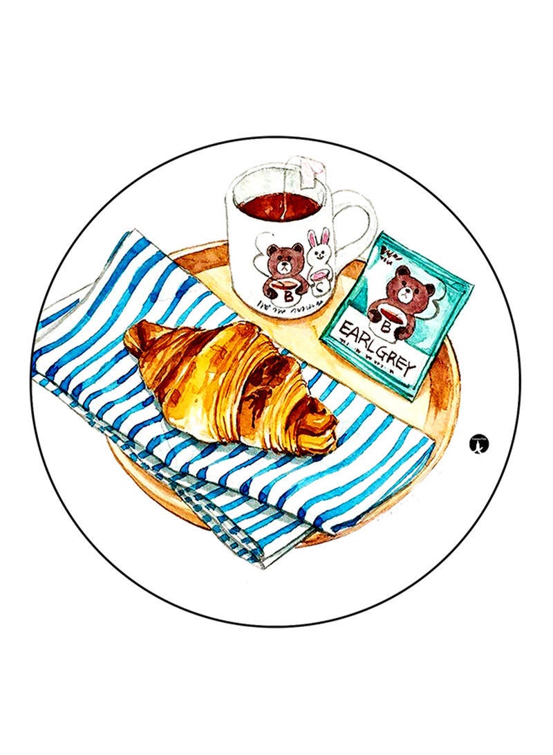 RKN Food Printed Mouse Pad  Multicolour