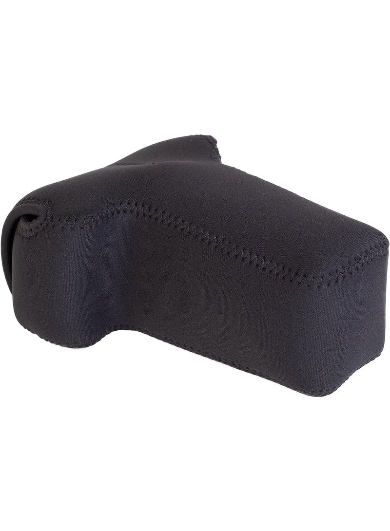 OP/TECH USA OP/TECH USA Soft Pouch – Compact digital camera case, lightweight accessories pouch, sleek neoprene sleeve for DSLR, perfect for backpacks & travel – durable protection in style D-SLR Zoom Black  - Image 1