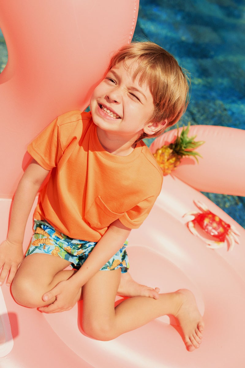 DeFacto Baby Boy Regular Fit Animal Swim Shorts - Image 1
