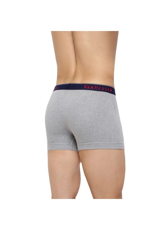 فان هيوزن سراويل داخلية للرجال من Van Heusen - قطن ممشط بنسبة 100% - عبوة من قطعتين - مضادة للبكتيريا، تحافظ على اللون منعشًا، وتمتص الرطوبة_10042_Anthra Mel, Grey Mel_S  - Image 4