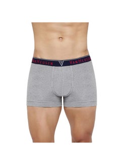 Van Heusen Van Heusen Men Trunks - 100% Combed Cotton - Pack of 2 - Anti Bacterial, Colour Fresh, Moisture Wicking_10042_Anthra Mel, Grey Mel_S  - Image 2