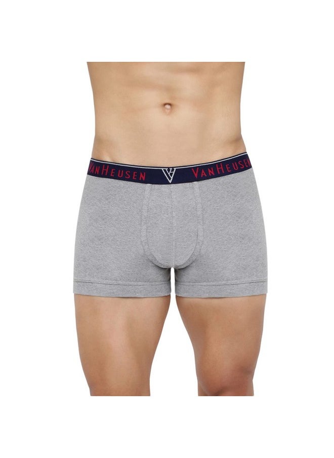 فان هيوزن سراويل داخلية للرجال من Van Heusen - قطن ممشط بنسبة 100% - عبوة من قطعتين - مضادة للبكتيريا، تحافظ على اللون منعشًا، وتمتص الرطوبة_10042_Anthra Mel, Grey Mel_S  - Image 2