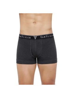 Van Heusen Van Heusen Men Trunks - 100% Combed Cotton - Pack of 2 - Anti Bacterial, Colour Fresh, Moisture Wicking_10042_Anthra Mel, Grey Mel_S  - Image 3