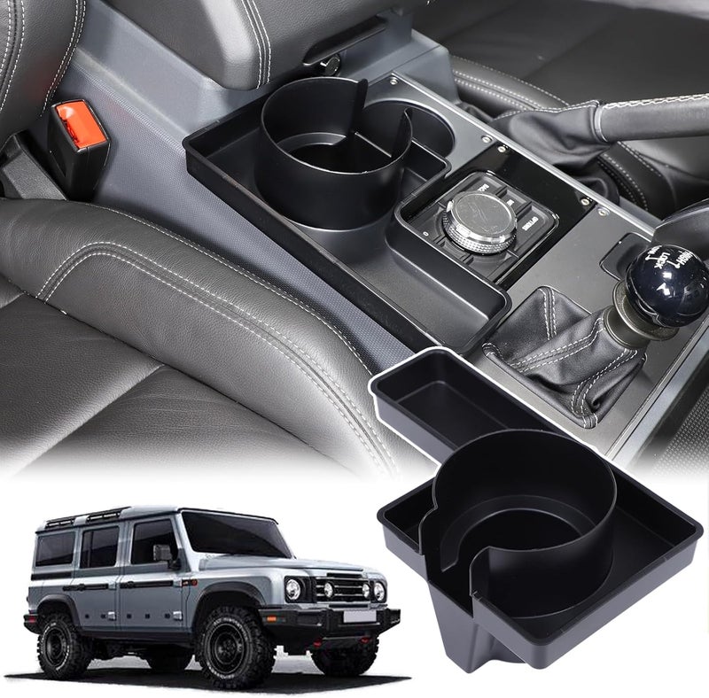 Bekantogy Car Center Console Storage Tray for INEOS Grenadier 2022-2024 with Cup Holder - Image 1