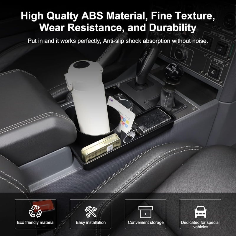 Bekantogy Car Center Console Storage Tray for INEOS Grenadier 2022-2024 with Cup Holder - Image 4
