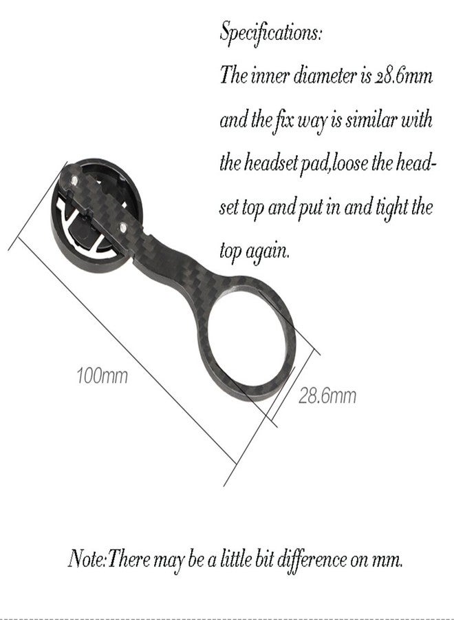 GUB Carbon Cycle Computer Holder Bike Stopwatch Hold for Garmin CATEYE for iGPSPORT Table Bracket Road Bicycle Computer Mount - Image 3