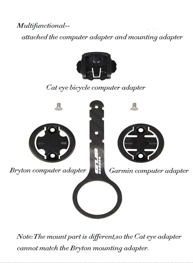 GUB Carbon Cycle Computer Holder Bike Stopwatch Hold for Garmin CATEYE for iGPSPORT Table Bracket Road Bicycle Computer Mount - Image 4