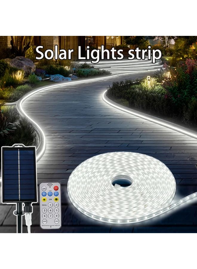 Warm White Solar LED String Lights 8 Modes 640 LEDs 3937inch Indoor Outdoor Decor - Image 2