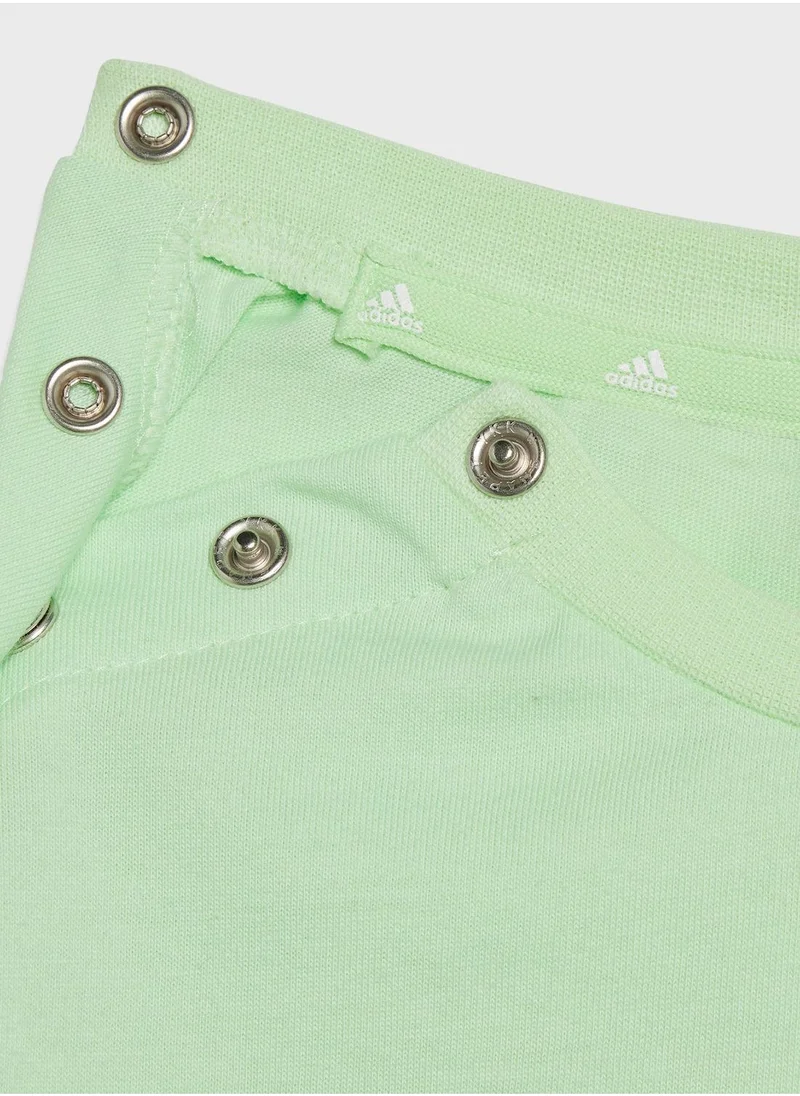 Adidas Infants Essentials Allover Printed T-Shirt Set