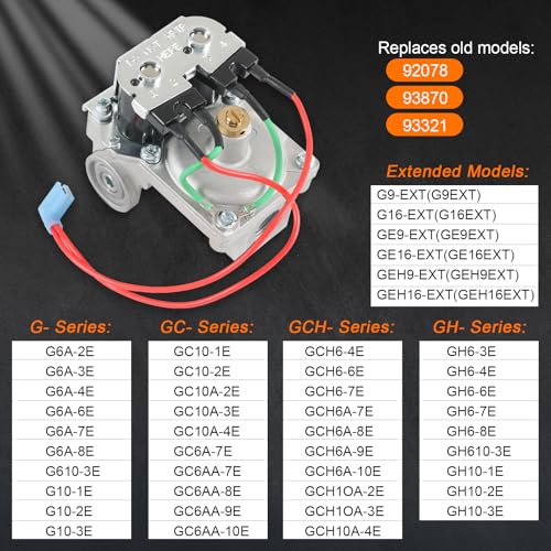 RALZAOTO 93844 Water Heater Valve White Rogers Solenoid RV Parts Replacement for Atwood 610 Gal Water Heater Gas Valve GC6AA10E GC10A4E G6A8E 92078 93870 93321 - Image 3
