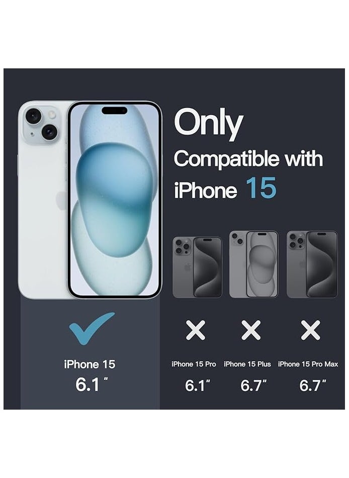 FITIT - FITIT CLEAR CASE 6.2" IPHONE 15 Case Clear Transparent,Anti-Yellowing,Ultra-Thin,Shockproof [Military-Grade Drop Protection] Anti-Scratch Hard Back Cover-Crystal Clear - Image 1