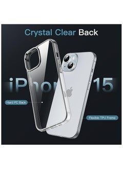 FITIT FITIT CLEAR CASE 6.2" IPHONE 15 Case Clear Transparent,Anti-Yellowing,Ultra-Thin,Shockproof [Military-Grade Drop Protection] Anti-Scratch Hard Back Cover-Crystal Clear  - Image 3
