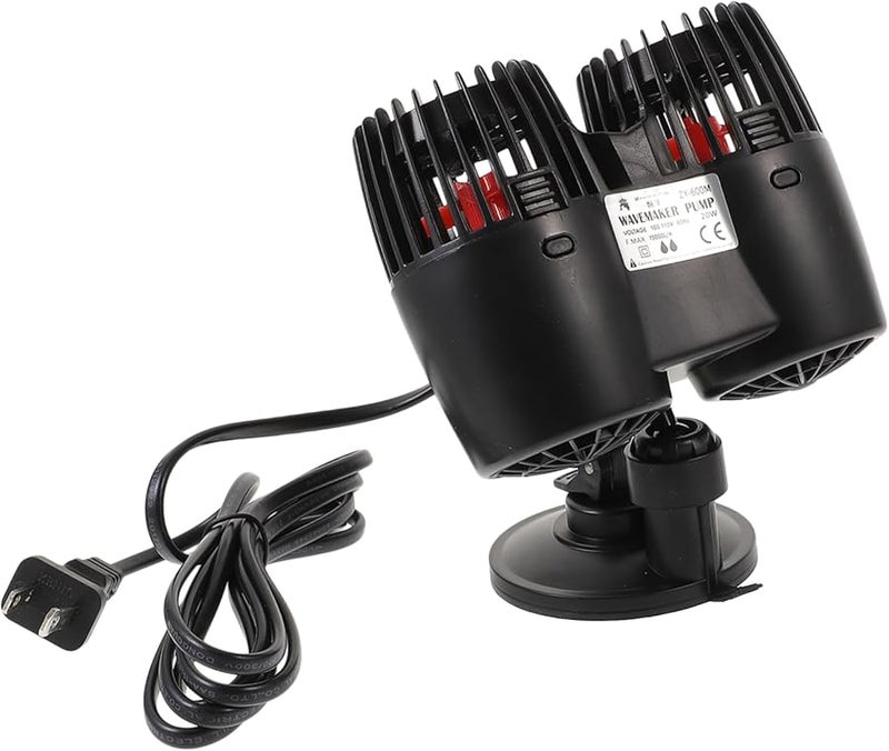 مضخة صنع الموجة لحوض الأسماك تيهوكس - مضخة دوران صامتة مع قاعدة كؤوس شفط - Image 1