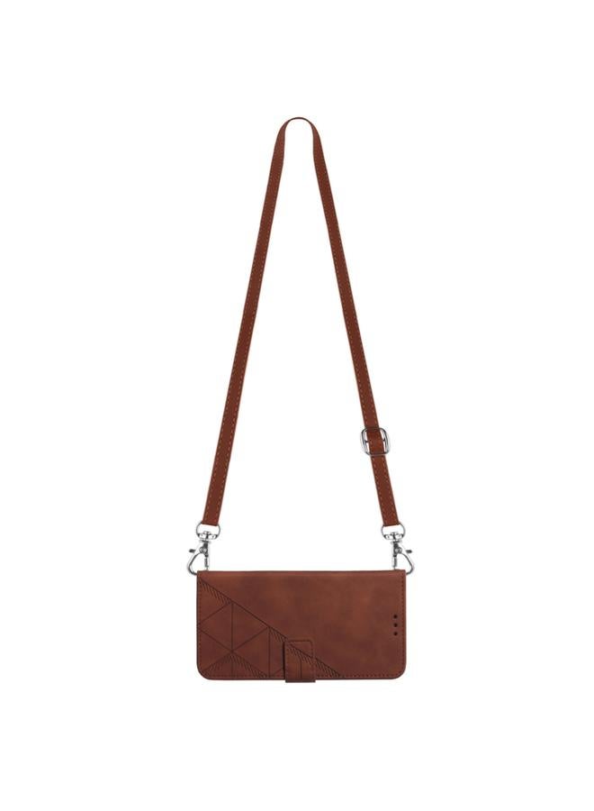 اس-توب جراب هاتف Realme C55 Crossbody من الجلد المنقوش ثلاثي الأبعاد - Image 2