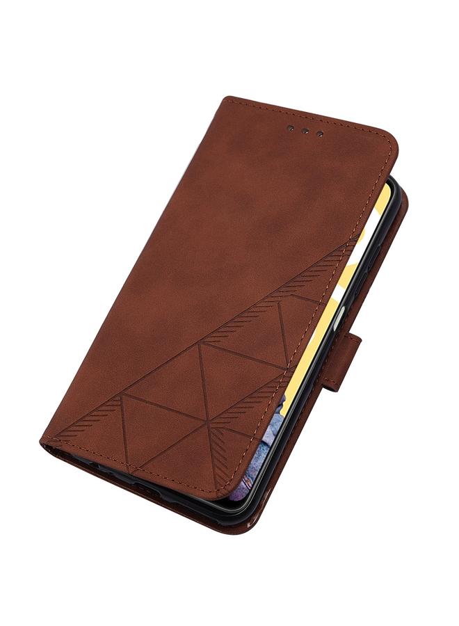 اس-توب جراب هاتف Realme C55 Crossbody من الجلد المنقوش ثلاثي الأبعاد - Image 5