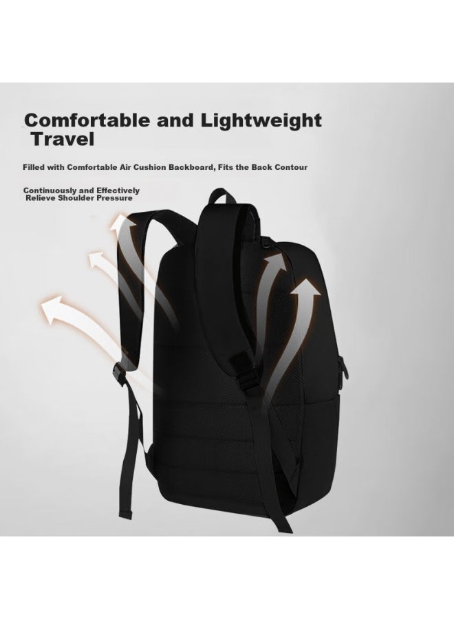 Right Away Backpack For Men, Middle School High School College Students, Women's Travel Casual Backpack, Large Capacity Laptop Bag - Image 3