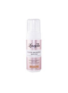 Loving Tan Deluxe Self Tanning Bronzing Mousse, Medium - Streak Free, Professional Quality Sunless Tanning - Up to 5 Self Tanner Applications per Bottle, Cruelty Free, Naturally Derived DHA - 4 FL Oz  - Image 1