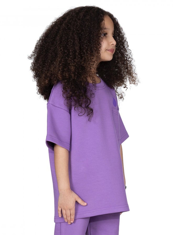 Selene Kids Logo Print Oversized T-Shirt - Image 3