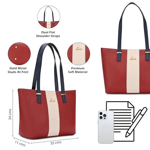 Lavie Women's Kara Colourblock Tote Bag for Women | Tote Handbag for Work | Ladies purse | Stylish Shoulder Bag | Gift for Women - Image 3