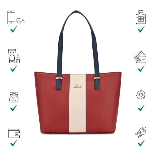 Lavie Women's Kara Colourblock Tote Bag for Women | Tote Handbag for Work | Ladies purse | Stylish Shoulder Bag | Gift for Women - Image 5