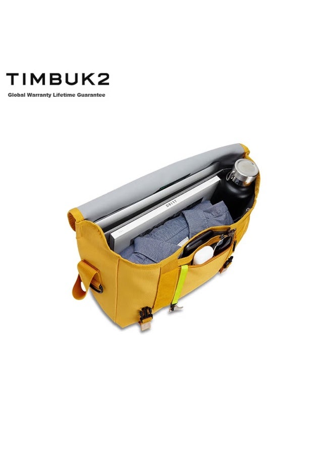 Timbuk2 Messenger Bag Crossbody Bag Courier Bag European And American Trendy Bag Sports Casual Bag Cycling Bag, Eco-friendly Material Amber Color S - Image 4